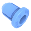 NYLATCH Panel Fastener Gro mmet, 6.4 mm  Diameter, 1.6 mm  Max Panel Thickness, Nylon, Blurple - NY-4G-42-53 - Southco