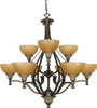 60-1091 Mid. Chandeliers-Glass Up - 754906 - Capital Lighting, Inc.