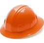 MSA 489360 V-Gard Full-Brim Hard Hats(Each) - 308564301 - Wiper Master, Inc.