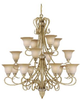 Large Chandeliers-Glass Shade - 6791 - Light Center (The)