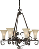 2326-06-32 Mid. Chandeliers-Glass Up - 416866 - Capital Lighting, Inc.