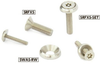 Flat Head Bolts with Hexalobular Socket (with Pin) Rosette Washer Set -- SRFXS-M3-10-SET - Image