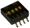 Dip Switch, 0.1A, 50Vdc, 4Pos, Smd Rohs Compliant Cts - 60AJ4813 - Newark, An Avnet Company