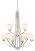 Large Chandeliers-Glass Shade - 92303 - Light Center (The)
