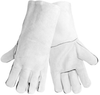 Global Glove Gray Large Split Leather Welding Glove - Wing Thumb - 1200GE LG - 1200GE LG - R. S. Hughes Company, Inc.