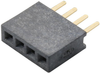 Board-Board Connector Socket, 4 Position, 1Row; Connector Systems Gct (Global Connector Technology) -- 67R7602