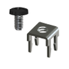 Low Profile PC Mount w/ Black Screw-Unassembled - 8195-3 - Keystone Electronics Corp.