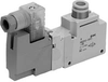 SOLENOID VALVE, 3 PORT, BODY PORTED, NC, 24VDC, DIN TERMINAL -- 70072039