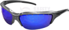 Bangerz HS8700 Silver Frame Blue Lens Sunglasses - HS8700SB - Safety Glasses USA