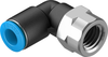 Push-in L-fitting - QSLF-1/4-8-B - Festo Corporation