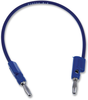Test Lead, 4Mm Banana Plug To 4Mm Banana Plug, Blue, 60 V, 15 A, 203.2 Mm Rohs Compliant Pomona - 49X9228 - Newark, An Avnet Company