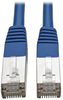 Cat5e 350 MHz Molded Shielded STP Patch Cable (RJ45 M/M), Blue, 3 ft. -- N105-003-BL - Image