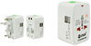 International Travel Ac Power Adapter With Dual Usb Ports; Power Supply Approvals Nippon America -- 31AC3782