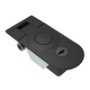 Multi-Point Compression Latch Actuator, Key-Locking, 5 - 10mm  Door thickness, Zinc alloy, Powder Coated, Black - M3-93 - Southco