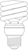 Compact Fluorescent Lamp with Ballast -- FLE13HT2/6H/D/CD - Image