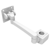 Monitor Mount, Tilt & Swivel, Single Arm, With VESA Mounting Plate, Pole Mount, Aluminum Alloy, Powder Coat, White - AV-D32-23A161-76 - Southco