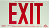 Frameless Brady Glo Exit Sign - Red - 87807B - Brady Corporation