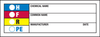 Brady B-235 Black / Blue / Red / Yellow on White Rectangle Paper Right-To-Know / Compliance Label - 3 7/8 in Width - 1 1/2 in Height - Printed Text = HEALTH / FLAMMABILITY / INSTABILITY / PROTECTIVE E - 754476-60325 - R. S. Hughes Company, Inc.