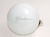 60 Watt, 120 Volt G40 White Long Life Globe Bulb - 168518 - bulbs.com