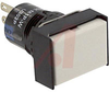 Switch;NON-ILLUM.OILTIGHT ENCLOSURE(IP65)Momentary ACTION;RECT. LENS;SPDT;WHITE - 70173301 - Allied Electronics, Inc.