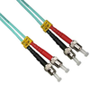 10m ST-ST 10Gb 50/125 LOMMF M/M Duplex Fiber Cable (32.8ft) -- 1026-SF-50 - Image