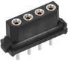 4 Pos. Female SIL Vertical Throughboard Conn. for Latches - M80-8400442 - Harwin Plc