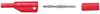 Banana Plug, 10A, Crimp/solder, Red; Gender Pomona - 74K0077 - Newark, An Avnet Company
