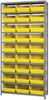 Open Shelving, 10Shelves, 27Bins, Yellow; Shelving Unit Type Quantum Storage - 44AC8995 - Newark, An Avnet Company