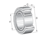 Needle Roller Bearings - PNA22/44-XL - Pacific International Bearing, Inc.