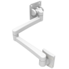 Monitor Mount, With VESA Mounting Plate, Wall Mount, Front Fastened, Aluminum Alloy, Powder Coat, White - AV-D32-46D142-76 - Southco