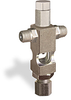 (Formerly B1629-6X-TP), Cross Small Sight Feed Valve, 1/8” Male NPT Inlet, 1/4” OD Tube Outlet, Tamperproof - B1628-225B1TW - Oil-Rite Corp.