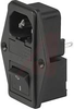 INLET, FUSEHOLDER, GREEN ILLUM. SWITCH - 70080211 - Allied Electronics, Inc.