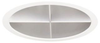 Incandescent/Fluorescent/Hid Recessed Trim - C852X-CS-WH - Juno Lighting Group