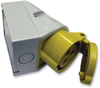 Socket, Panel, 110V, 16A, 2P+E; Current Rating Ceenorm - 76T2974 - Newark, An Avnet Company