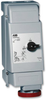 Conn, Mains Socket, 32A, 415V, Red; Current Rating Abb - 41X2824 - Newark, An Avnet Company