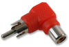 Rca Adapter 90 Degree Red; Product Range Multicomp Pro - 26W6737 - Newark, An Avnet Company