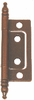 No-Mortise Hinge with Finial Tips, Bronze - 816560 - HardwareSource, Inc.