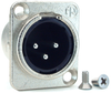 AVP XLR 3Pin Male Panel Mount Kit -- AVPUNY331 - Image