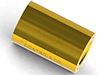 Precision Metal Orifices - 10-32 UNF Coupler - FF-7-BR - O'Keefe Controls Co.