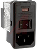 Power Entry Module; 3A @ 250 VAC; 250 VAC (Max.); General Purpose; 50/60 Hz - 70185793 - Allied Electronics, Inc.