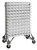 Bins & Systems - Clear-View Bins - Ultra Stack and Hang - Steel Rail Packages - QRU-12D-220-192CL - Image