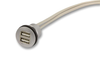Usb Cable, Type A Rcpt-Plug, 0.5M; Connector To Connector Harting - 49Y7656 - Newark, An Avnet Company