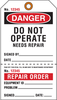 Repair Tear-Off Tag - 103665 - Brady Corporation
