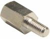 10.00mm M3 Metric M/F Threaded Hex Brass Spacer/Pillar -- R30-3001002 - Image