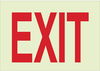 Glow-in-the-Dark Exit & Directional Sign - 80281 - Brady Corporation