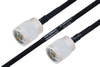 MIL-DTL-17 N Male to N Male Cable 200 cm Length Using M17/84-RG223 Coax - PE3M0036-200CM - Pasternack