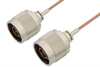 N Male to N Male Cable 48 Inch Length Using RG178 Coax, RoHS - PE33527LF-48 - Pasternack