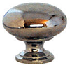 Solid Brass Round Cabinet Knob, 1 Inch, Polis.. - 817082 - HardwareSource, Inc.