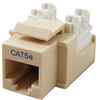 Cat5e RJ45 Modular Keystone Jack, 110 Style, Ivory - 43-309IV - Computer Network Accessories, Inc.