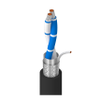 RS-485, 1 Pr, 22AWG, Str TC, PE Ins, OS+TC Brd, LSZH-TS Jkt, CMG, PLTC, Sun Res -- 3105Z - Image